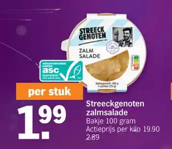 Streeckgenoten zalmsalade 100 gram