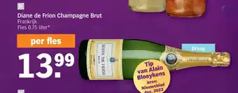 Albert Heijn Diane de Frion Champagne Brut 0.75 liter aanbieding
