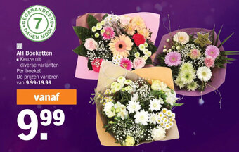 Albert Heijn AH Boeketten aanbieding