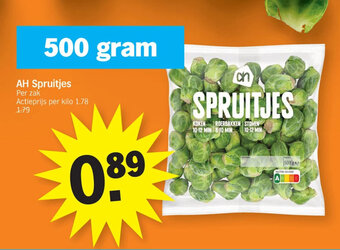 Albert Heijn AH Spruitjes 500 gram aanbieding