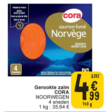 Cora Cora Gerookte zalm aanbieding