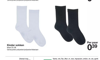 Zeeman Kinder sokken aanbieding