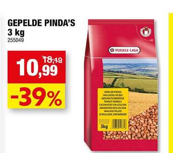 Hubo Gepelde pinda's aanbieding