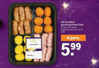 Albert Heijn Ah excellent gourmetschotel kids aanbieding