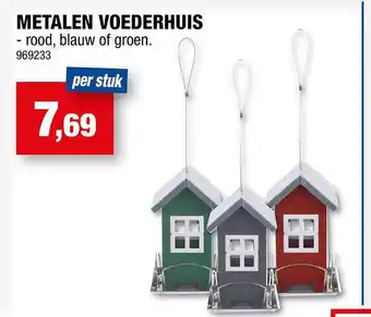 Hubo Metalen voederhuis aanbieding