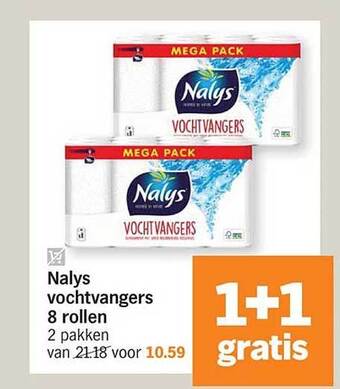 Albert Heijn Nalys vochtvangers aanbieding