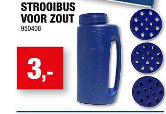 Hubo Strooibus voor zout aanbieding