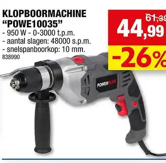 Hubo Klopboormachine aanbieding