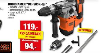 Hubo Boorhamer aanbieding