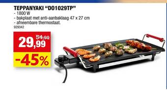 Hubo Teppanyaki aanbieding