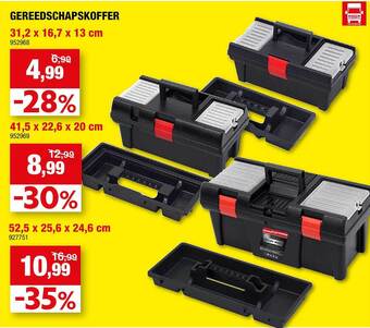 Hubo Gereedschapskoffer aanbieding