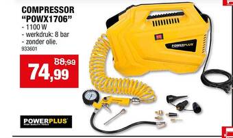Hubo Compressor aanbieding