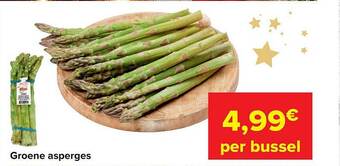 Carrefour Groene asperges aanbieding
