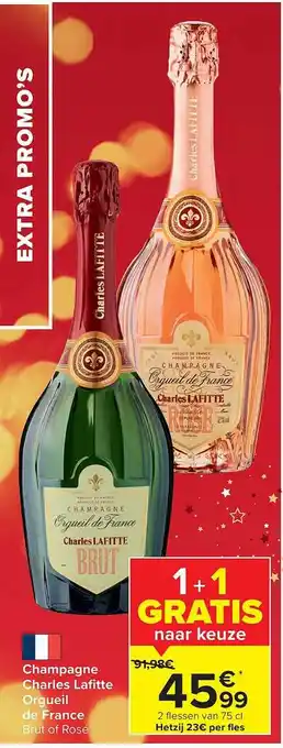 Carrefour Champagne charles lafitte orgueil aanbieding