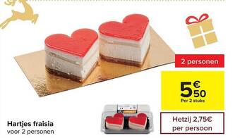 Carrefour Hartjes fraisia aanbieding