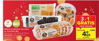 Carrefour Wafels en galetten aanbieding