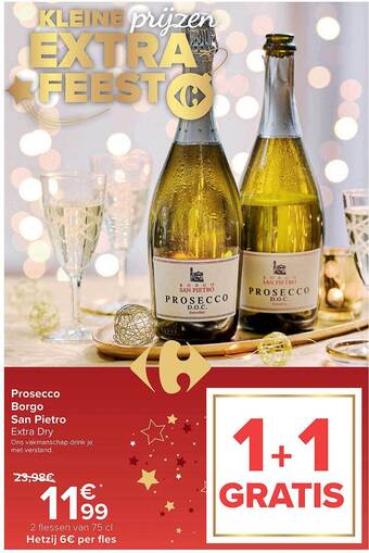 Carrefour Prosecco borgo san pietro aanbieding
