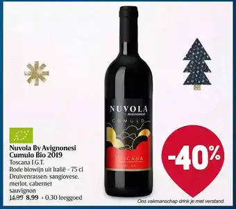 Delhaize Nuvola by avignonesi cumulo bio toscana igt aanbieding