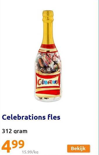 Action Celebrations fles aanbieding
