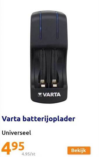 Action Varta batterijoplader aanbieding