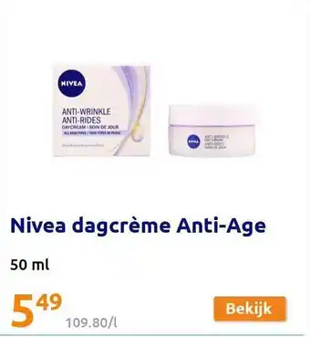 Action Nivea dagcrème antiage aanbieding