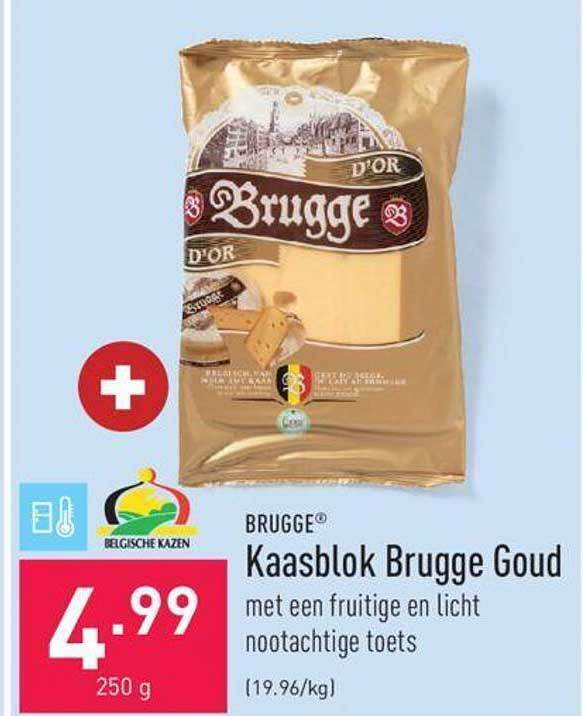 Brugge kaasblok brugge goud promotie bij ALDI