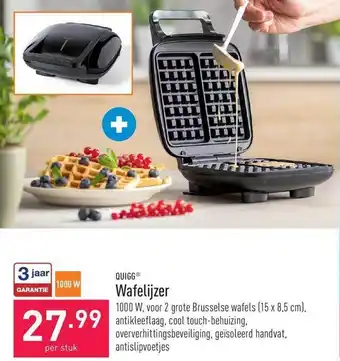 Quigg wafelijzer