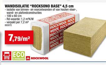 Hubo Wandisolatie rocksono base aanbieding