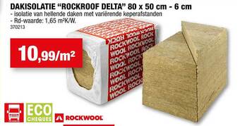 Hubo Dakisolatie rockroof delta aanbieding