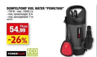 Hubo Dompelpomp vuil water aanbieding
