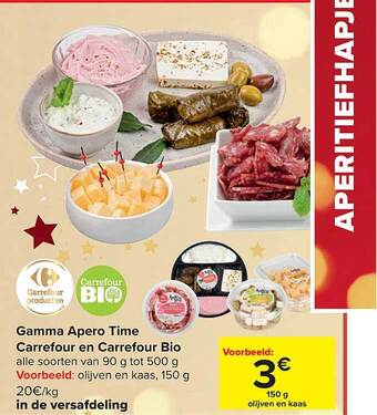 Carrefour Gamma apero time aanbieding