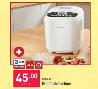 ALDI Ambiano broodbakmachine aanbieding