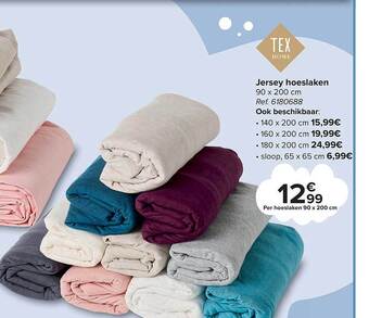 Carrefour Jersey hoeslaken aanbieding