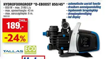 Hubo Hydrofoorgroep aanbieding