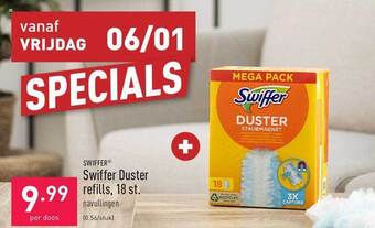 ALDI Swiffer duster refills aanbieding