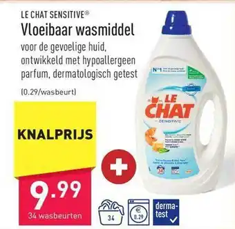 Le chat sensitive vloeibaar wasmiddel