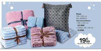 Carrefour Plaid aanbieding