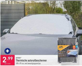 ALDI Autoxs thermische autoruitbeschermer aanbieding