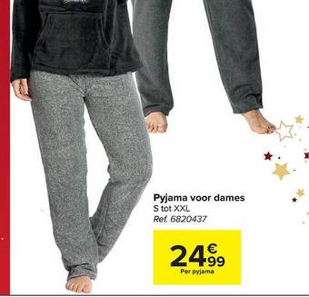 Carrefour Pyjama voor dames aanbieding