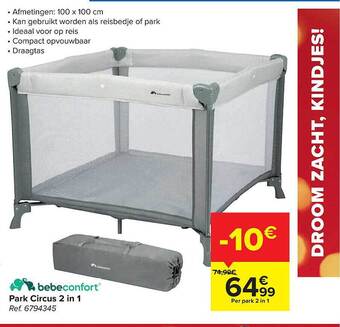 Carrefour Park circus 2 in 1 aanbieding