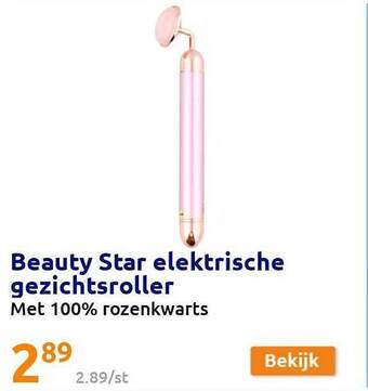 Action Beauty star elektrische gezichtsroller aanbieding