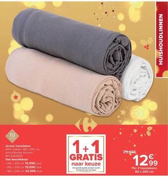 Carrefour Jersey hoeslaken aanbieding
