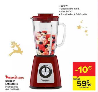 Carrefour Moulinex blender aanbieding