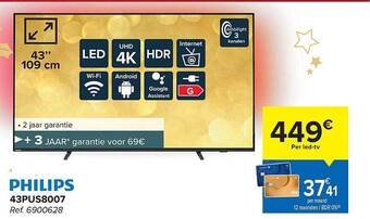 Carrefour Philips ledtv aanbieding