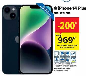 Carrefour Iphone 14 plus 5g 128gb aanbieding
