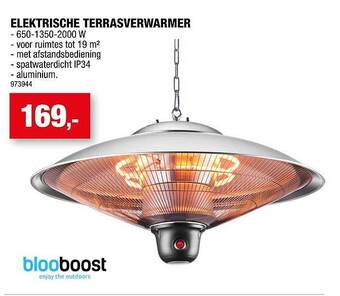 Hubo Elektrische terrasverwarmer aanbieding