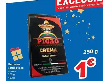 Carrefour Gemalen koffie pigao aanbieding