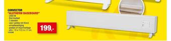 Convector alutherm baseboard