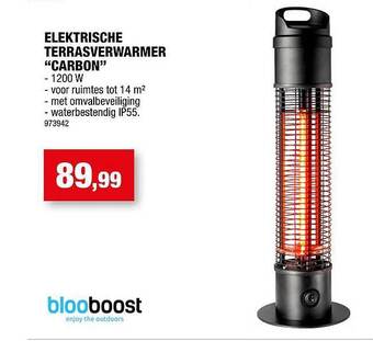 Hubo Elektrische terrasverwarmer carbon aanbieding