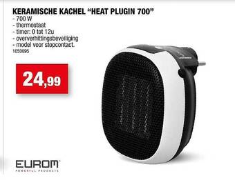 Hubo Keramische kachel heat plugin 700 aanbieding